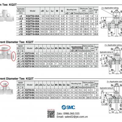 Đầu nối khí SMC